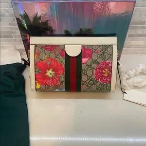 Gucci Bags Gucci Ophidia Gg Flora Shoulder Bag Poshmark
